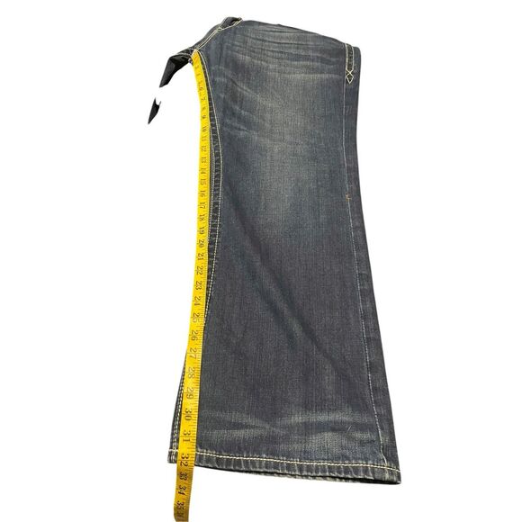 Rock Revival Mens Dark Wash Sebastian Boot Cut Denim Jeans Size 40 - Picture 11 of 11